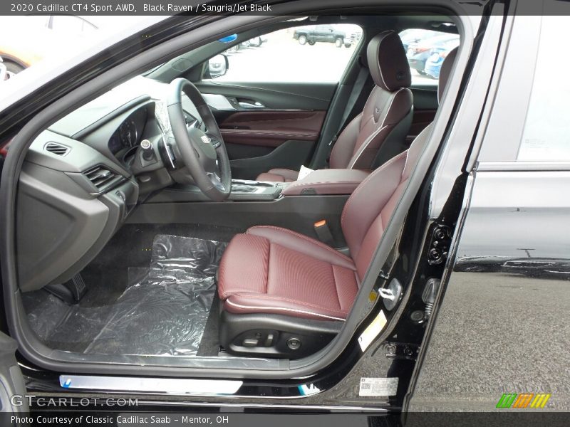 Black Raven / Sangria/Jet Black 2020 Cadillac CT4 Sport AWD