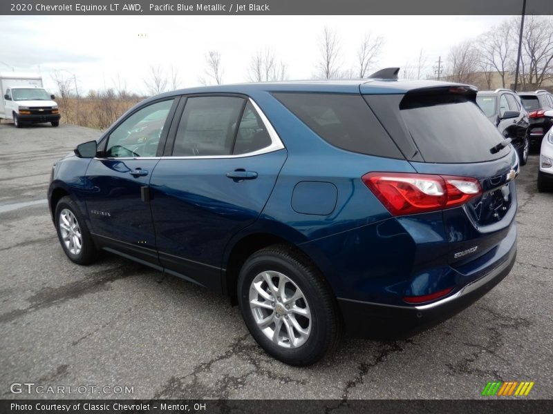 Pacific Blue Metallic / Jet Black 2020 Chevrolet Equinox LT AWD