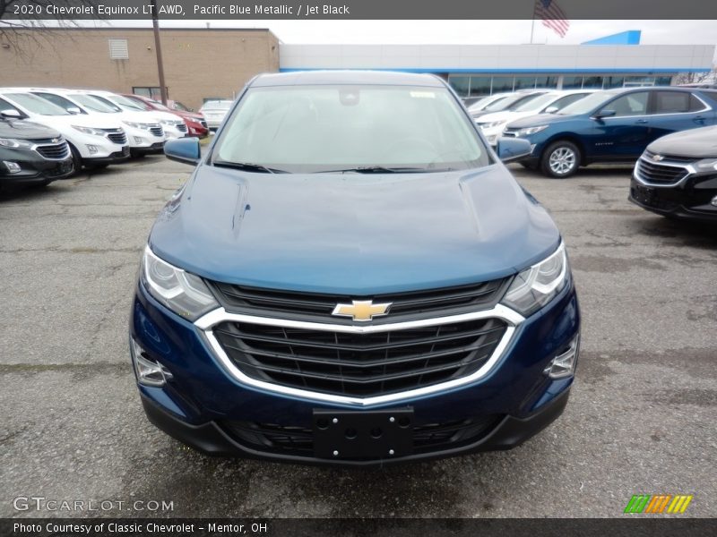 Pacific Blue Metallic / Jet Black 2020 Chevrolet Equinox LT AWD