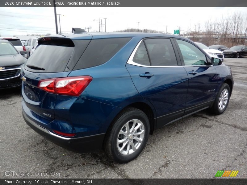 Pacific Blue Metallic / Jet Black 2020 Chevrolet Equinox LT AWD