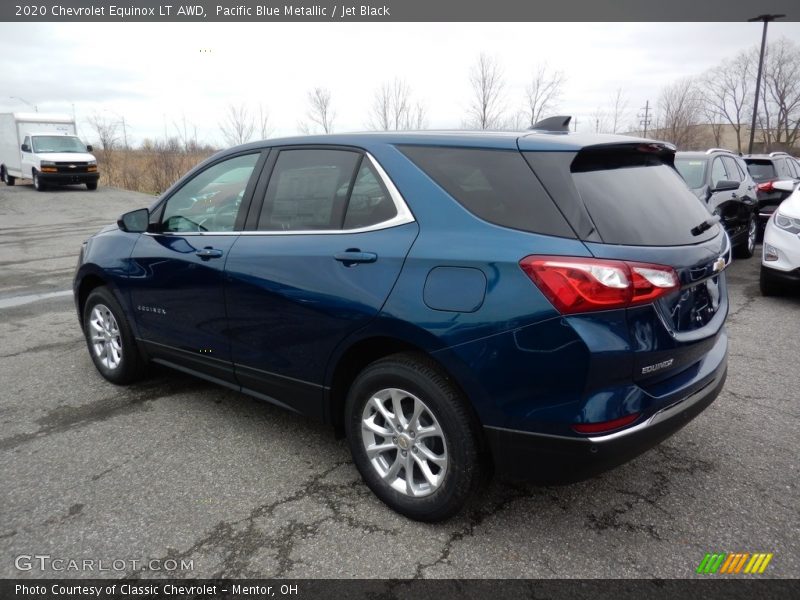 Pacific Blue Metallic / Jet Black 2020 Chevrolet Equinox LT AWD