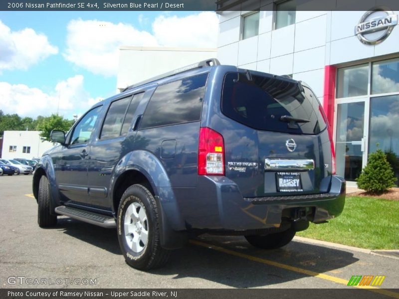 Silverton Blue Pearl / Desert 2006 Nissan Pathfinder SE 4x4