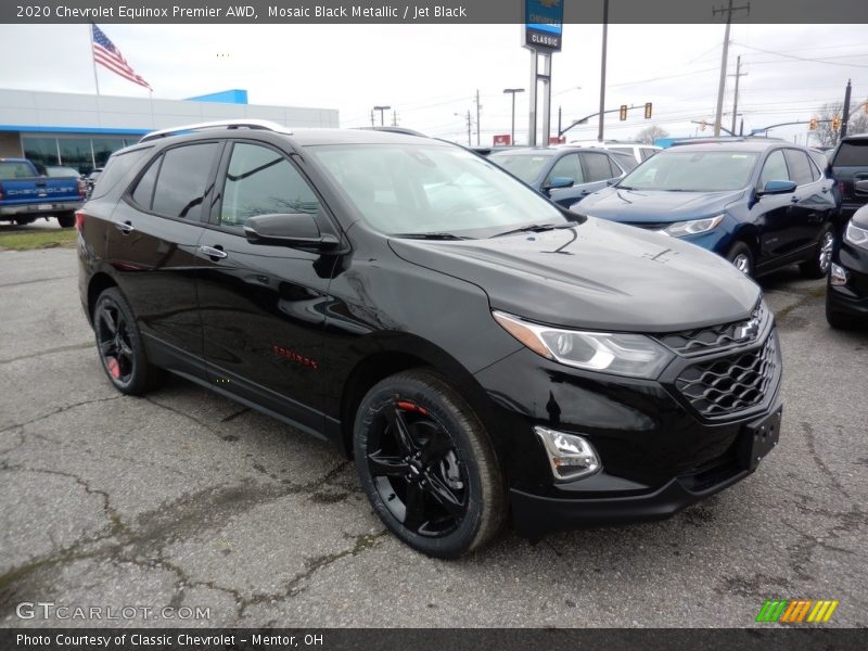 Mosaic Black Metallic / Jet Black 2020 Chevrolet Equinox Premier AWD