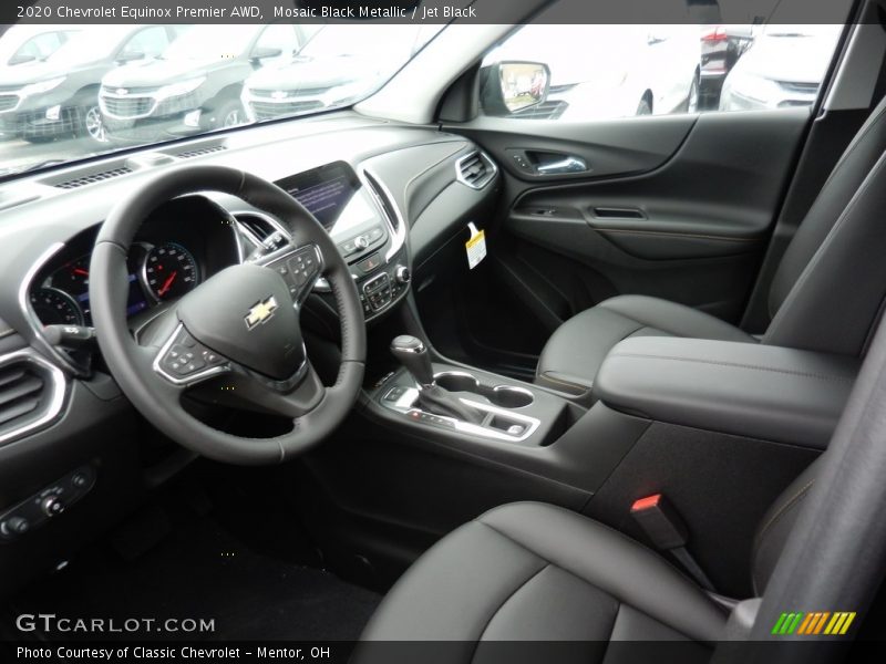 Mosaic Black Metallic / Jet Black 2020 Chevrolet Equinox Premier AWD