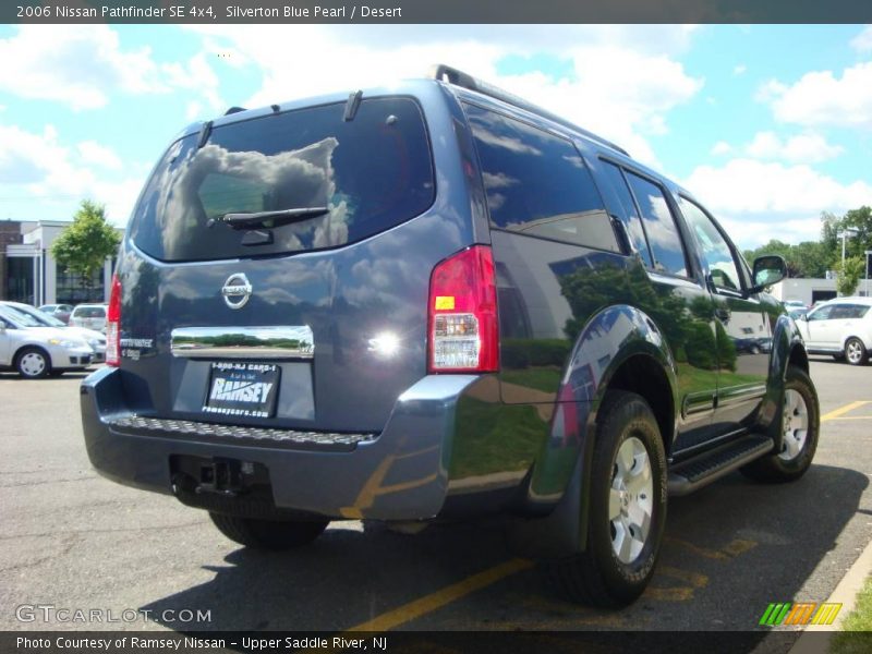 Silverton Blue Pearl / Desert 2006 Nissan Pathfinder SE 4x4