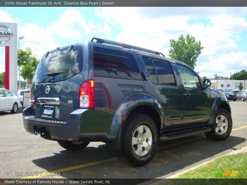 Silverton Blue Pearl / Desert 2006 Nissan Pathfinder SE 4x4