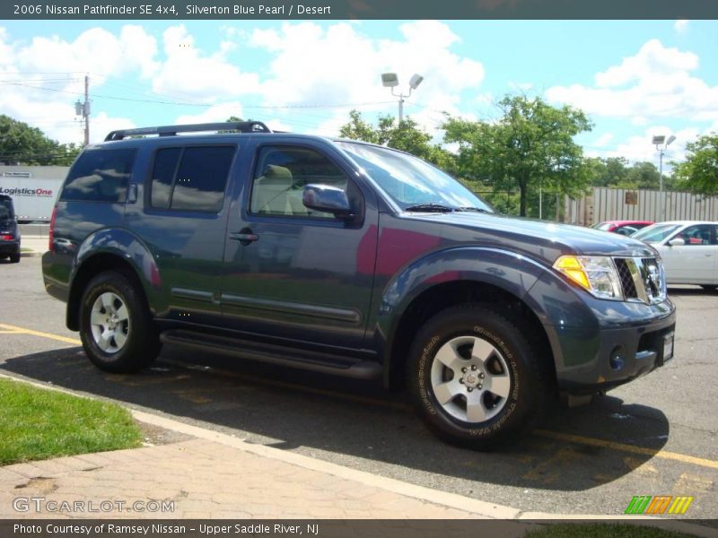 Silverton Blue Pearl / Desert 2006 Nissan Pathfinder SE 4x4