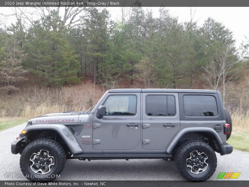 Sting-Gray / Black 2020 Jeep Wrangler Unlimited Rubicon 4x4