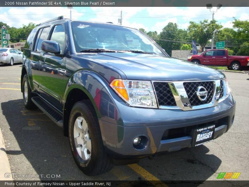 Silverton Blue Pearl / Desert 2006 Nissan Pathfinder SE 4x4