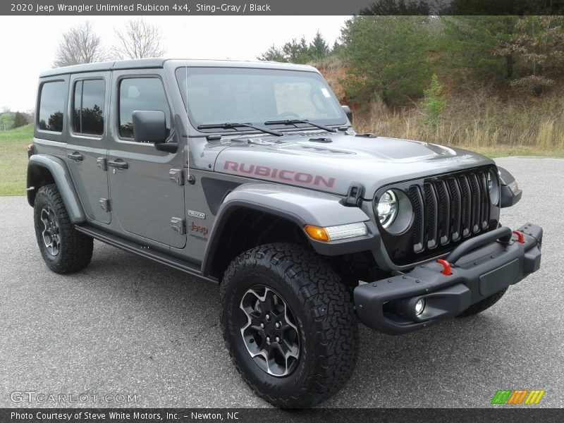 Sting-Gray / Black 2020 Jeep Wrangler Unlimited Rubicon 4x4