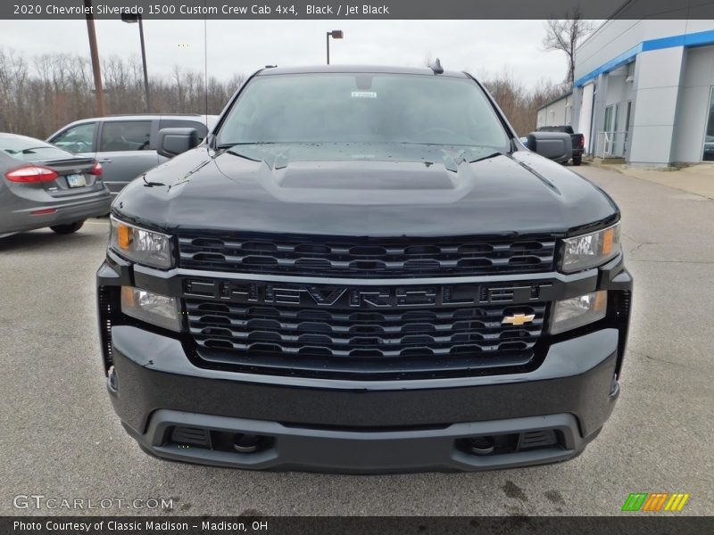 Black / Jet Black 2020 Chevrolet Silverado 1500 Custom Crew Cab 4x4