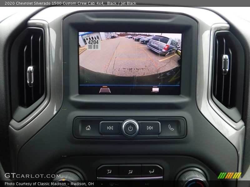 Black / Jet Black 2020 Chevrolet Silverado 1500 Custom Crew Cab 4x4