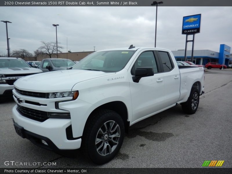 Summit White / Jet Black 2020 Chevrolet Silverado 1500 RST Double Cab 4x4