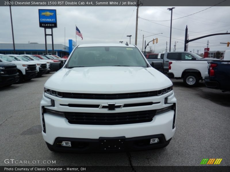 Summit White / Jet Black 2020 Chevrolet Silverado 1500 RST Double Cab 4x4