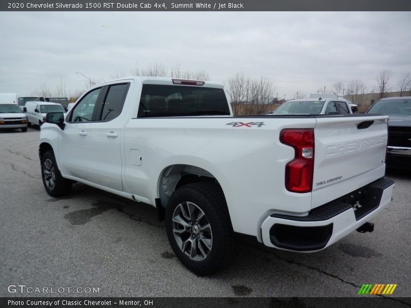 Summit White / Jet Black 2020 Chevrolet Silverado 1500 RST Double Cab 4x4