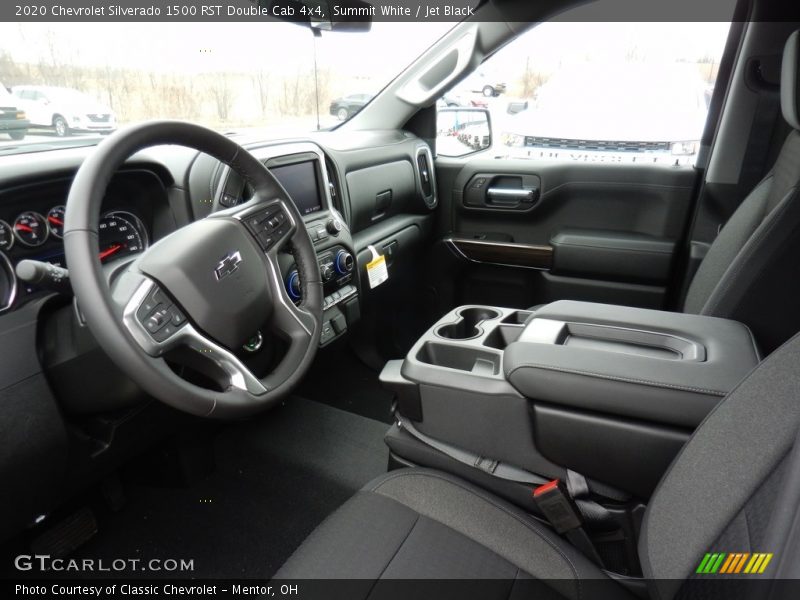 Summit White / Jet Black 2020 Chevrolet Silverado 1500 RST Double Cab 4x4