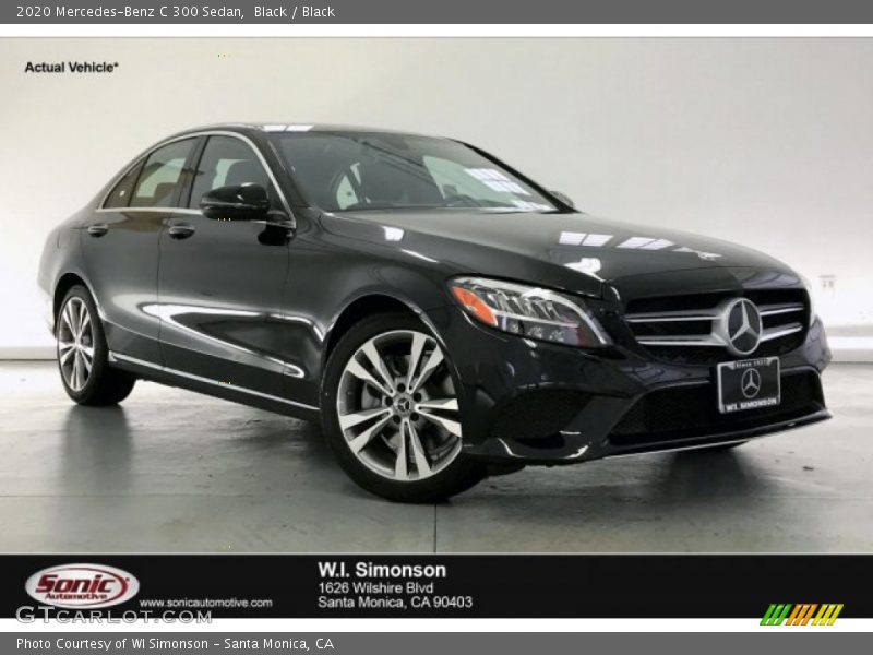 Black / Black 2020 Mercedes-Benz C 300 Sedan