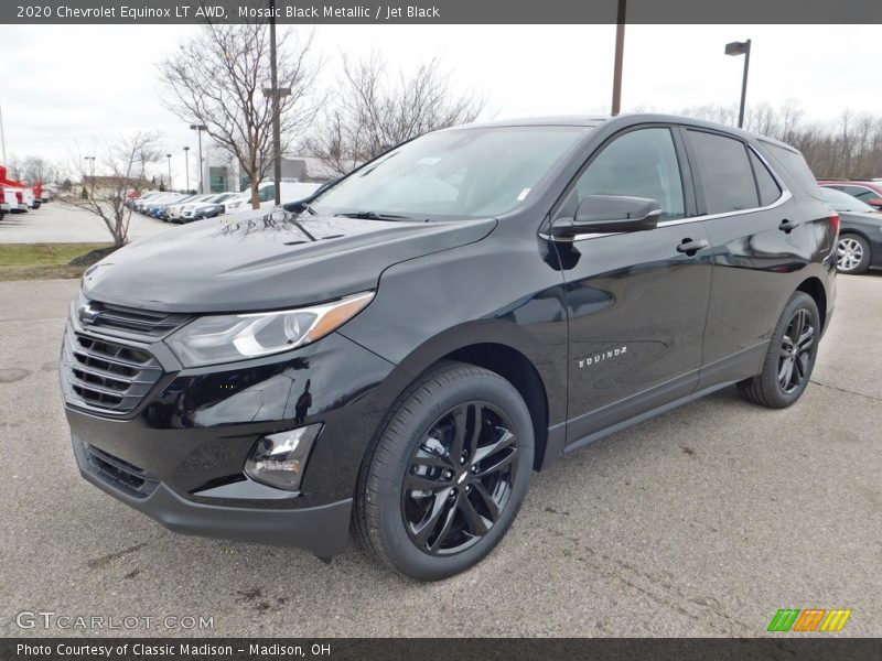 Mosaic Black Metallic / Jet Black 2020 Chevrolet Equinox LT AWD