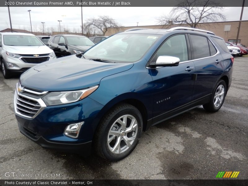 Pacific Blue Metallic / Jet Black 2020 Chevrolet Equinox Premier AWD