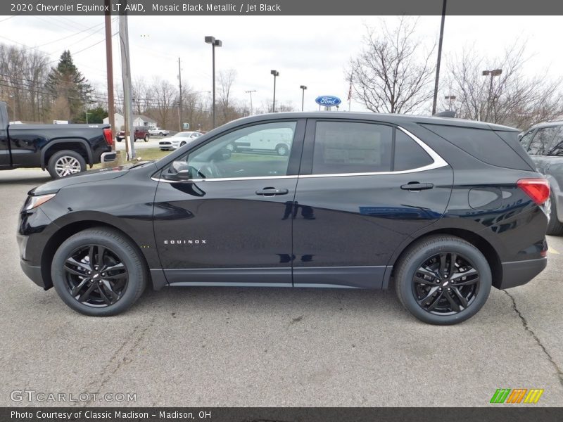 Mosaic Black Metallic / Jet Black 2020 Chevrolet Equinox LT AWD