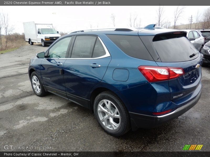 Pacific Blue Metallic / Jet Black 2020 Chevrolet Equinox Premier AWD