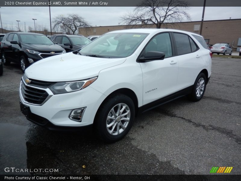 Summit White / Ash Gray 2020 Chevrolet Equinox LS AWD