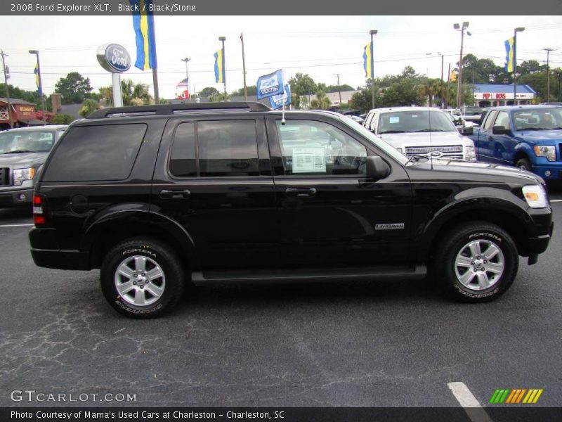 Black / Black/Stone 2008 Ford Explorer XLT