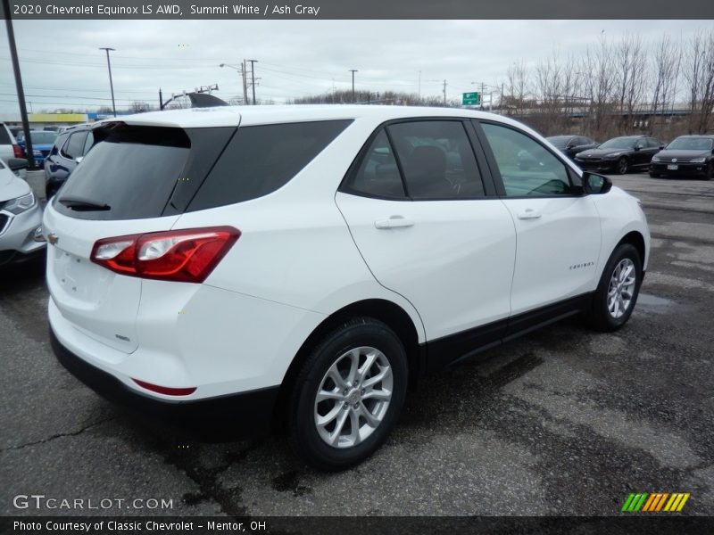 Summit White / Ash Gray 2020 Chevrolet Equinox LS AWD