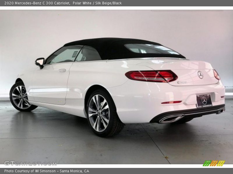 Polar White / Silk Beige/Black 2020 Mercedes-Benz C 300 Cabriolet