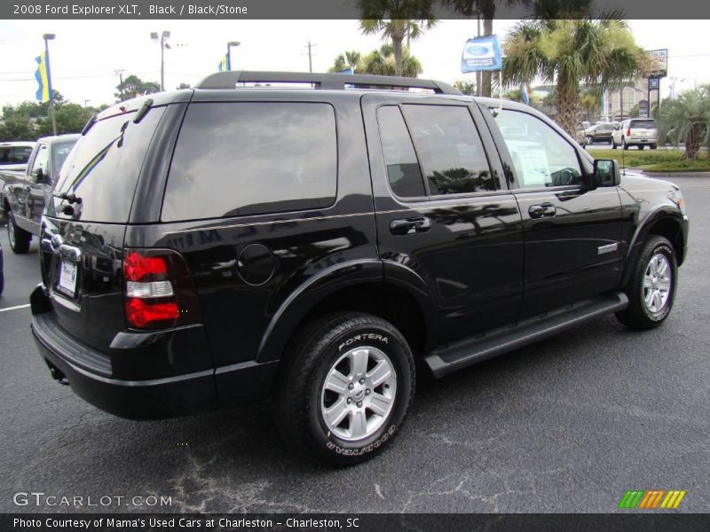 Black / Black/Stone 2008 Ford Explorer XLT