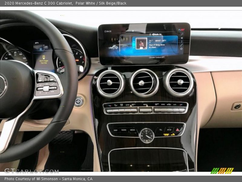 Polar White / Silk Beige/Black 2020 Mercedes-Benz C 300 Cabriolet