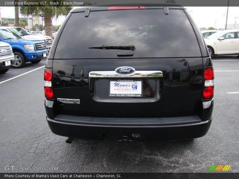 Black / Black/Stone 2008 Ford Explorer XLT
