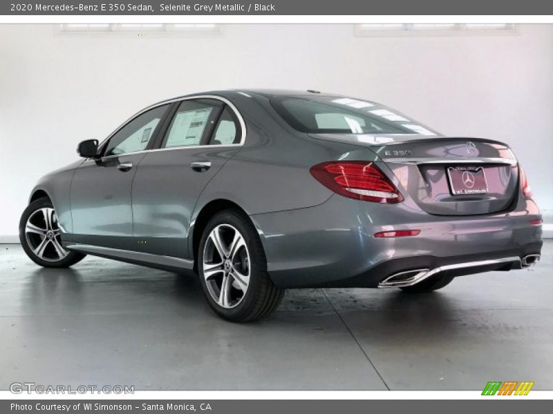 Selenite Grey Metallic / Black 2020 Mercedes-Benz E 350 Sedan