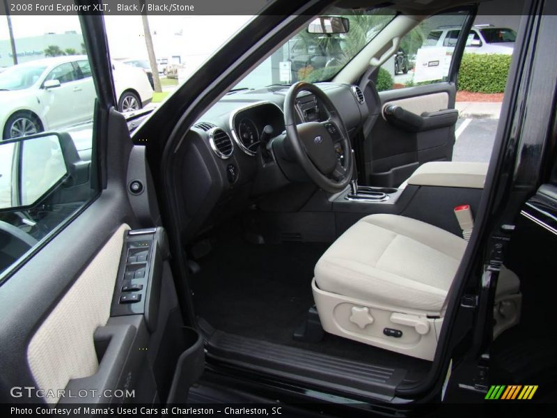 Black / Black/Stone 2008 Ford Explorer XLT