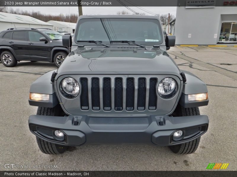 Sting-Gray / Black 2020 Jeep Wrangler Unlimited Sahara 4x4