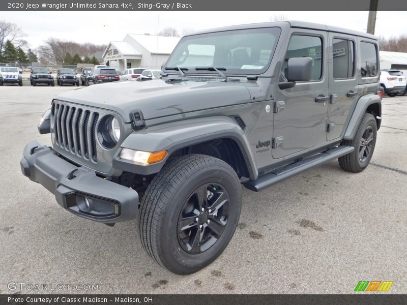 Sting-Gray / Black 2020 Jeep Wrangler Unlimited Sahara 4x4