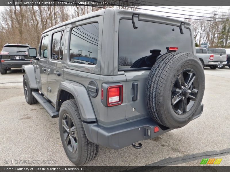 Sting-Gray / Black 2020 Jeep Wrangler Unlimited Sahara 4x4