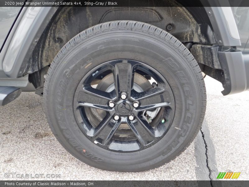 Sting-Gray / Black 2020 Jeep Wrangler Unlimited Sahara 4x4