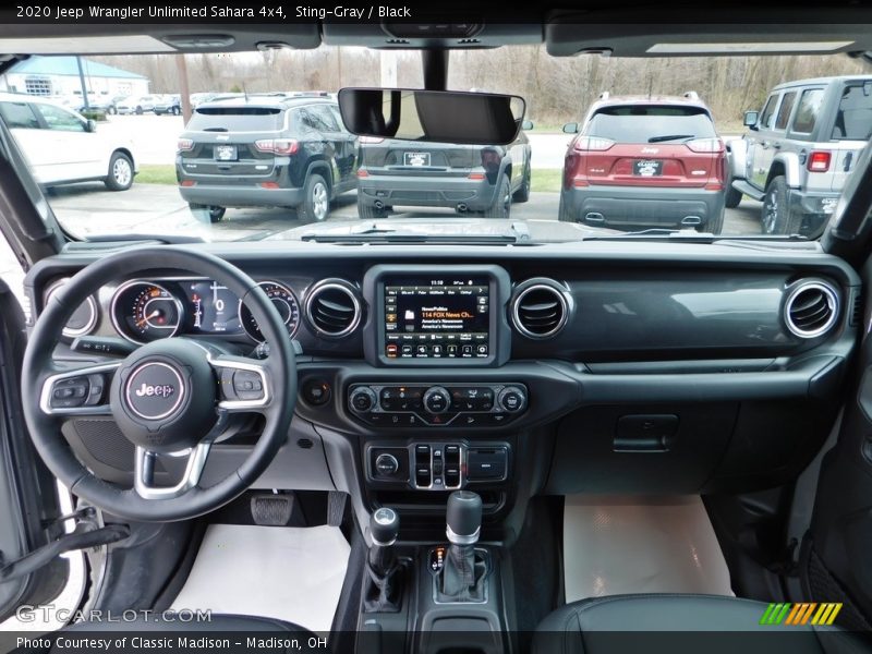Sting-Gray / Black 2020 Jeep Wrangler Unlimited Sahara 4x4