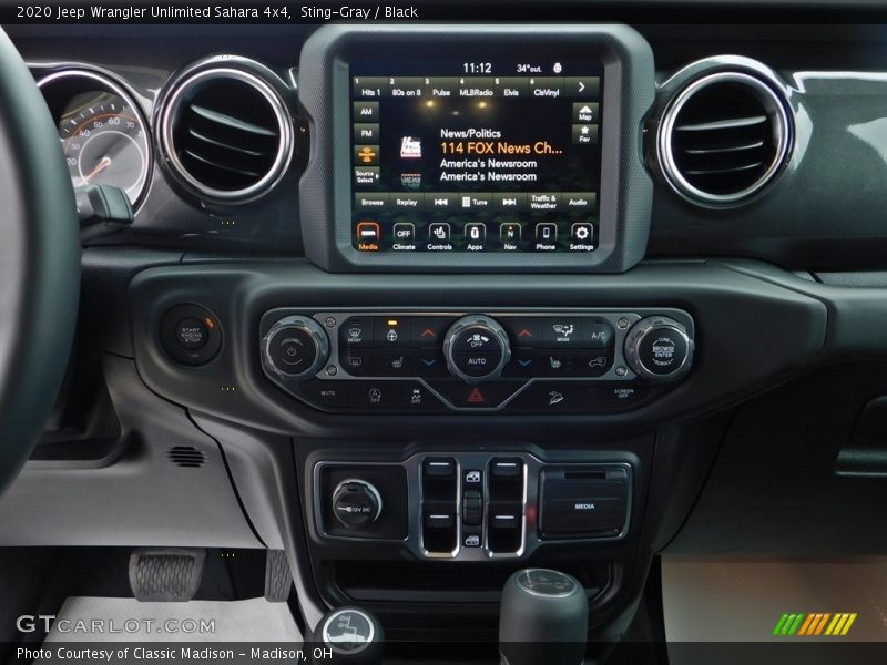 Sting-Gray / Black 2020 Jeep Wrangler Unlimited Sahara 4x4