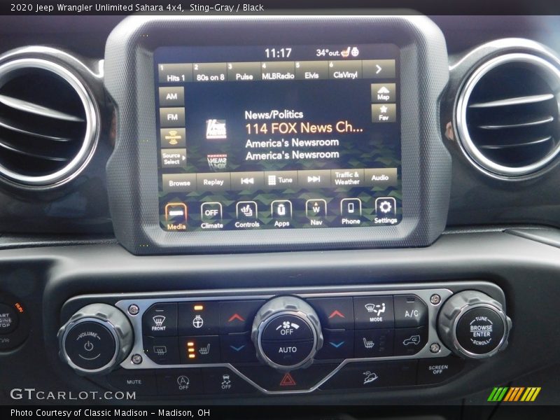 Sting-Gray / Black 2020 Jeep Wrangler Unlimited Sahara 4x4