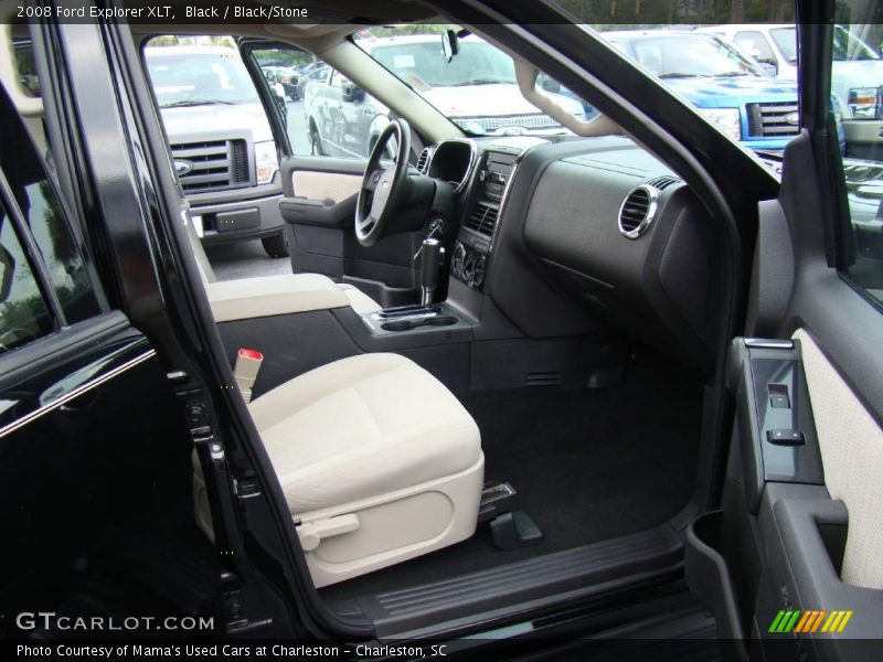 Black / Black/Stone 2008 Ford Explorer XLT