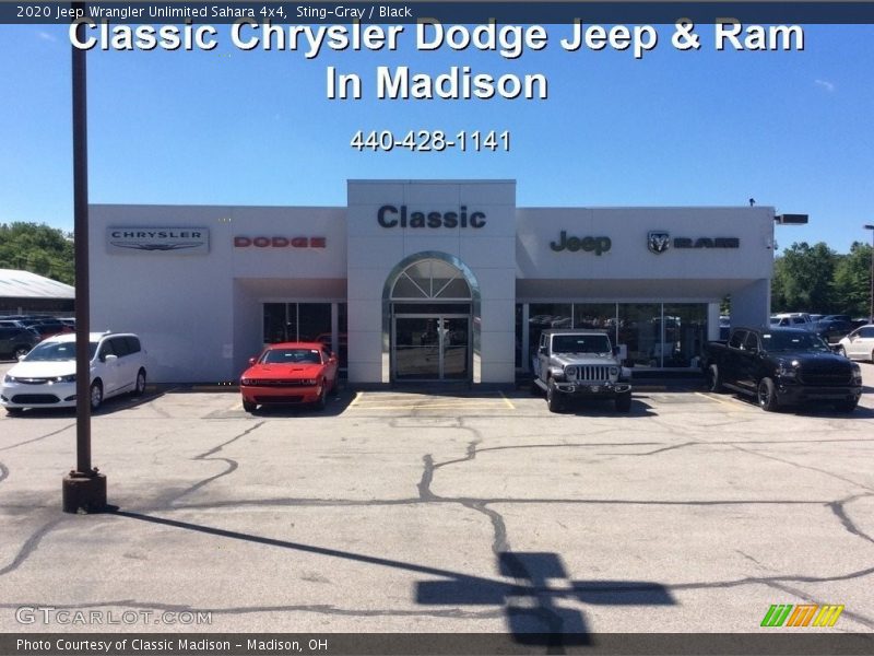 Sting-Gray / Black 2020 Jeep Wrangler Unlimited Sahara 4x4