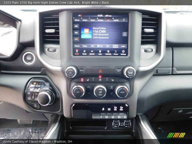 Bright White / Black 2020 Ram 1500 Big Horn Night Edition Crew Cab 4x4