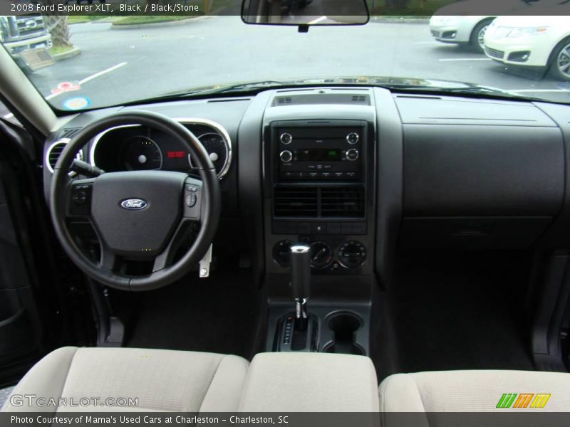 Black / Black/Stone 2008 Ford Explorer XLT