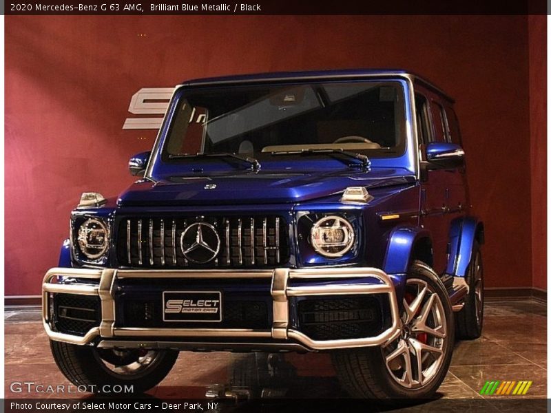 Brilliant Blue Metallic / Black 2020 Mercedes-Benz G 63 AMG