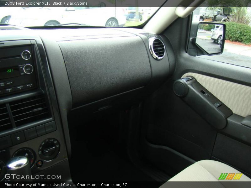 Black / Black/Stone 2008 Ford Explorer XLT