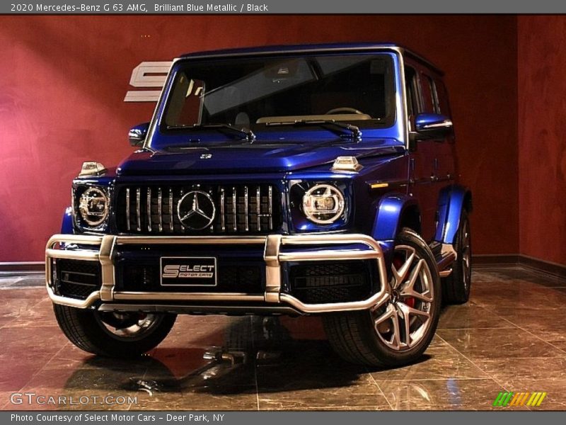 Brilliant Blue Metallic / Black 2020 Mercedes-Benz G 63 AMG