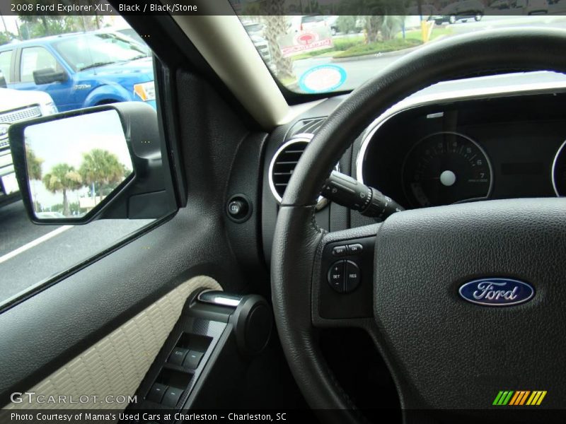 Black / Black/Stone 2008 Ford Explorer XLT