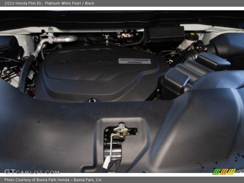 Platinum White Pearl / Black 2020 Honda Pilot EX